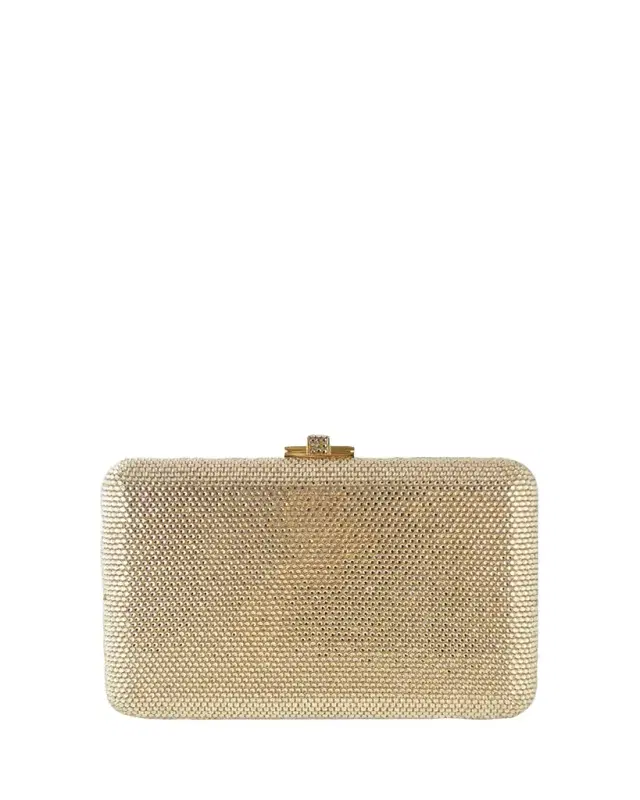 Slim Slide Crystal Evening Clutch Bag