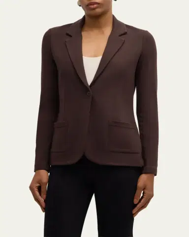 Majestic Filatures French Terry One-Button Blazer | Thumbnail 8 Majestic Filatures French Terry One-Button Blazer | Thumbnail 8