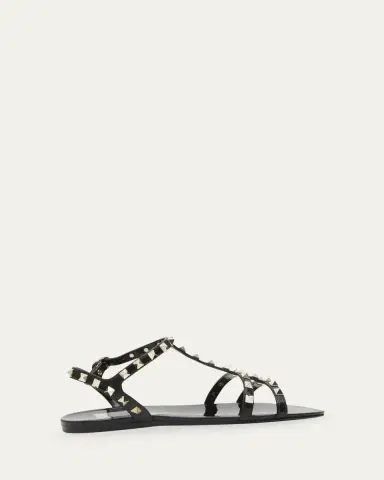 Valentino Garavani Rockstud Jelly Flat Gladiator Sandals | Thumbnail 2