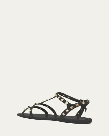 Valentino Garavani Rockstud Jelly Flat Gladiator Sandals | Thumbnail 4