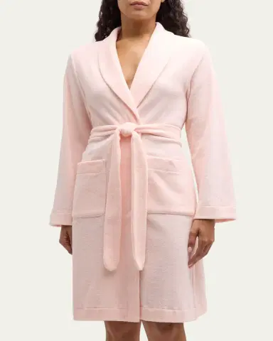 Hanro Plush Short Robe | Thumbnail 4