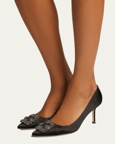 Manolo Blahnik Hangisi 70mm Pump | Thumbnail 2