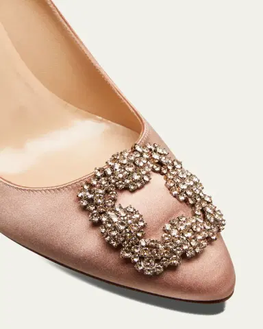 Manolo Blahnik Hangisi 70mm Pump | Thumbnail 9