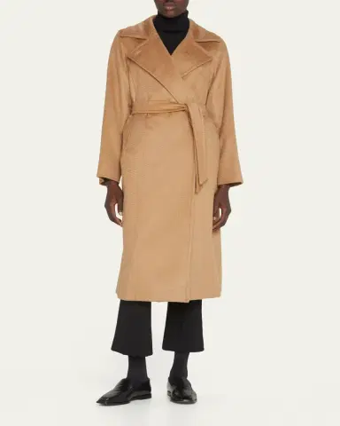 Max Mara Manuela Belted Camel Hair Coat | Thumbnail 2 Max Mara Manuela Belted Camel Hair Coat | Thumbnail 2