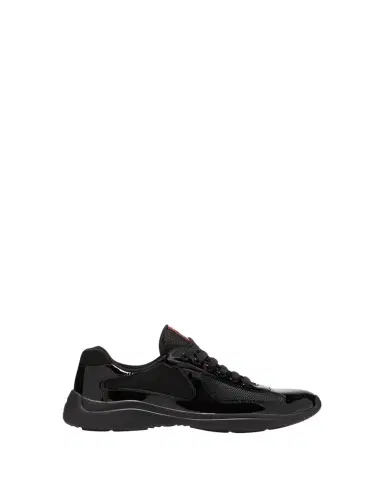 Prada Men's America's Cup Patent Leather Sneakers | Thumbnail 1 Prada Men's America's Cup Patent Leather Sneakers | Thumbnail 1