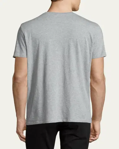 Vince Short-Sleeve V-Neck Jersey T-Shirt, Gray | Thumbnail 7 Vince Short-Sleeve V-Neck Jersey T-Shirt, Gray | Thumbnail 7