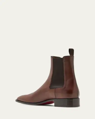Christian Louboutin Samson Men's Burnished Leather Boot | Thumbnail 4