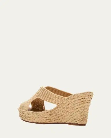 CARRIE FORBES Lina Cutout Slide Wedge Sandals | Thumbnail 4