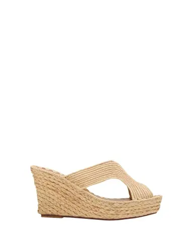 CARRIE FORBES Lina Cutout Slide Wedge Sandals | Thumbnail 1