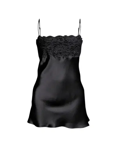 Christine Lingerie Bijoux Lace-Trim Silk Chemise | Thumbnail 1