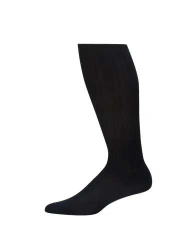 Pantherella Men's Over-the-Calf Ribbed Lisle Socks | Thumbnail 1 Pantherella Men's Over-the-Calf Ribbed Lisle Socks | Thumbnail 1