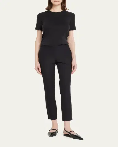 Theory Johanna Crewneck Classic Tee | Thumbnail 2