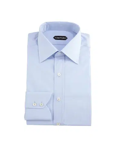 Tom Ford Men's Slim-Fit Solid Poplin Dress Shirt | Thumbnail 1 Tom Ford Men's Slim-Fit Solid Poplin Dress Shirt | Thumbnail 1
