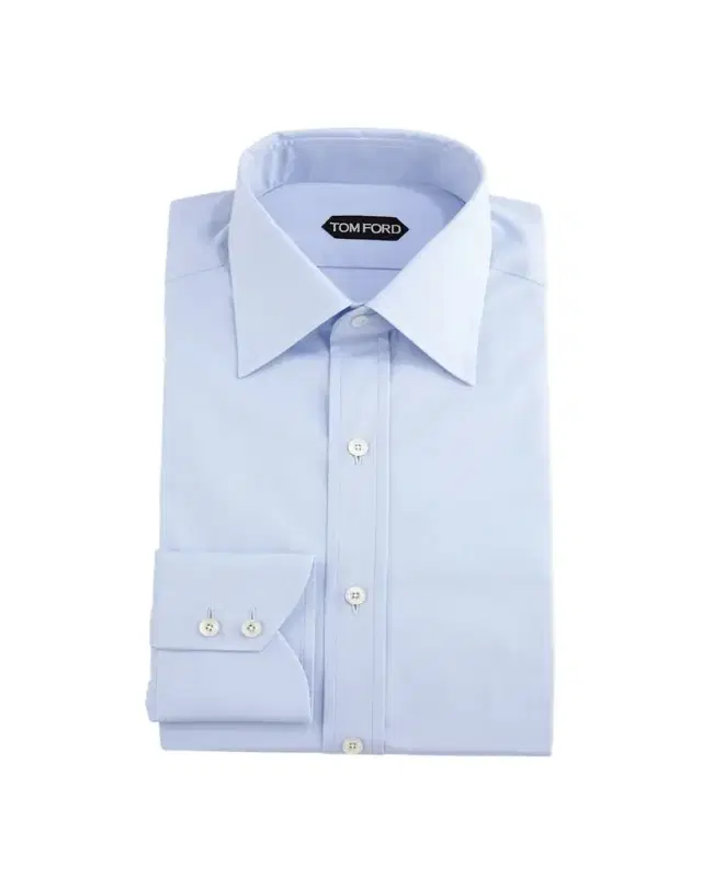 TOM FORD Men's Slim-Fit Solid Poplin Dress Shirt