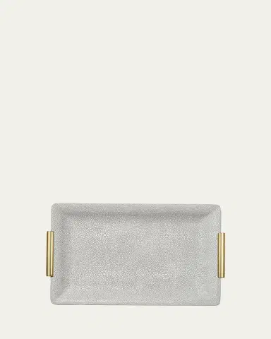 AERIN Faux Shagreen Small Vanity Tray | Thumbnail 2