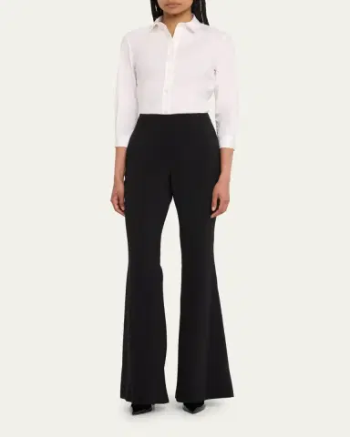 Carolina Herrera Classic Cotton Button-Front Shirt | Thumbnail 2 Carolina Herrera Classic Cotton Button-Front Shirt | Thumbnail 2
