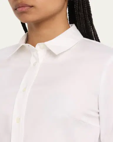 Carolina Herrera Classic Cotton Button-Front Shirt | Thumbnail 5 Carolina Herrera Classic Cotton Button-Front Shirt | Thumbnail 5