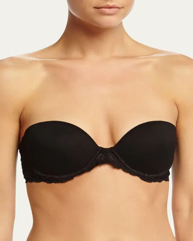 Natori Feathers Strapless Plunge Bra