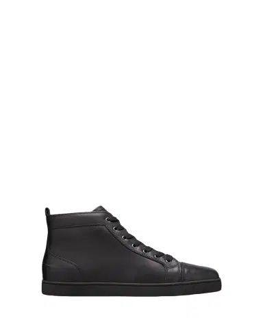 Christian Louboutin Men's Louis Leather High-Top Sneakers | Thumbnail 1