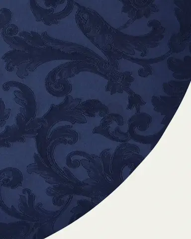 Sferra Acanthus Jacquard Round Tablecloth, 104 "Dia | Thumbnail 1