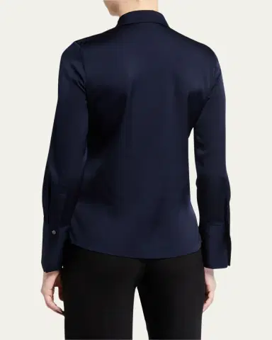 Kobi Halperin Rebekah Long-Sleeve Silk Blouse | Thumbnail 3