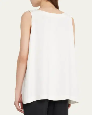 Eskandar A-Line Silk Shell | Thumbnail 3