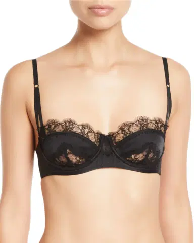 Kiki de Montparnasse Sensuel Lace-Trim Underwire Balconette Bra | Thumbnail 1