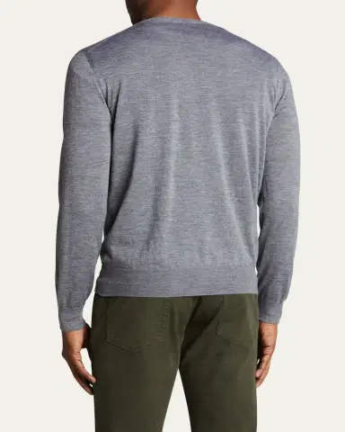Bergdorf Goodman Crewneck Cashmere Sweater | Thumbnail 3