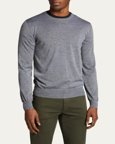 Bergdorf Goodman Crewneck Cashmere Sweater | Thumbnail 4