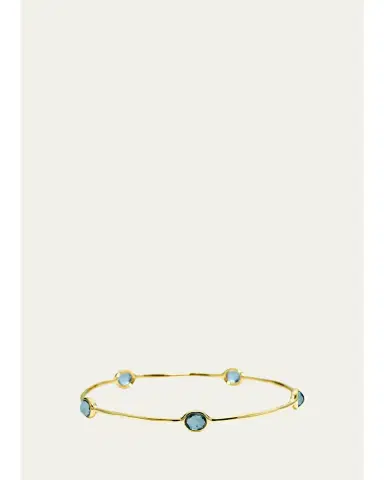 Ippolita 5-Stone Bangle in 18K Gold | Thumbnail 1 Ippolita 5-Stone Bangle in 18K Gold | Thumbnail 1