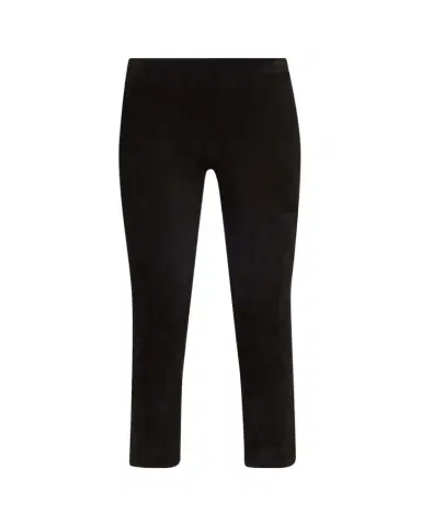 Vince Stretch-Suede Split Hem Crop Pants | Thumbnail 1 Vince Stretch-Suede Split Hem Crop Pants | Thumbnail 1