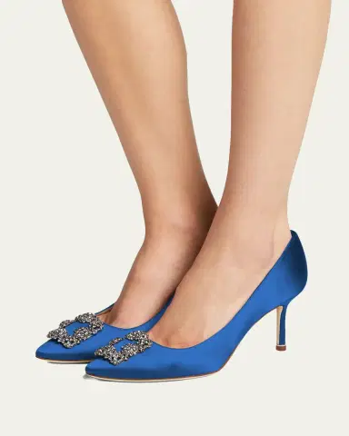 Manolo Blahnik Hangisi 70mm Pump | Thumbnail 6