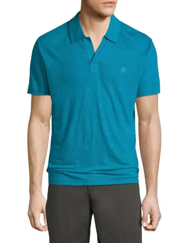 Men's Pyramid Linen Polo Shirt