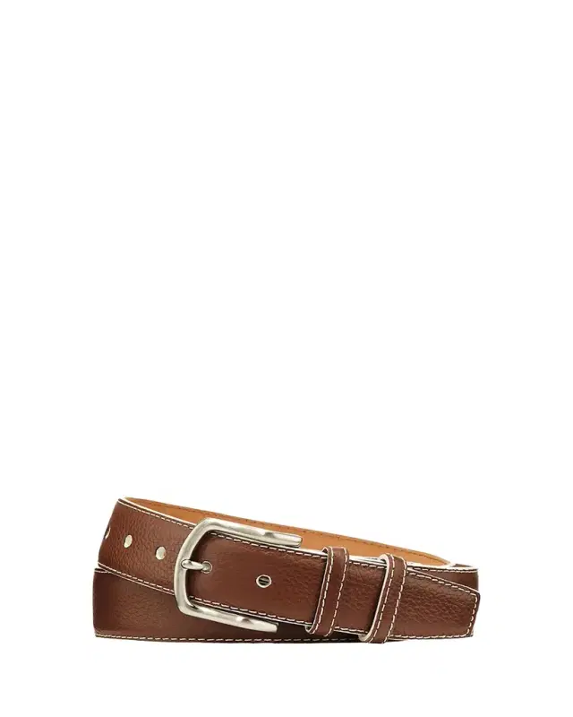 Men's South Beach Pebbled Leather Belt