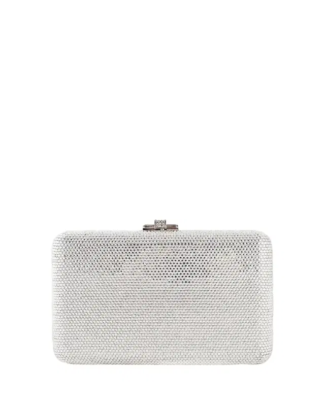 Judith Leiber Couture Slim Slide Crystal Evening Clutch Bag