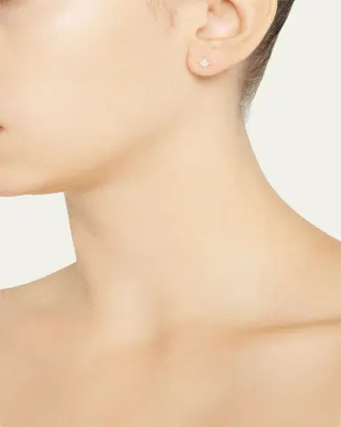 Sydney Evan Starburst Diamond Single Stud Earring | Thumbnail 2