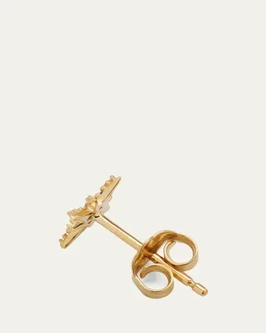 Sydney Evan Starburst Diamond Single Stud Earring | Thumbnail 4