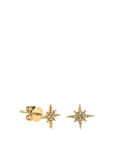 Sydney Evan Starburst Diamond Single Stud Earring | Thumbnail 1