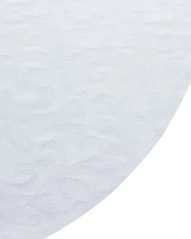 Sferra Acanthus Jacquard Round Tablecloth, 90"Dia