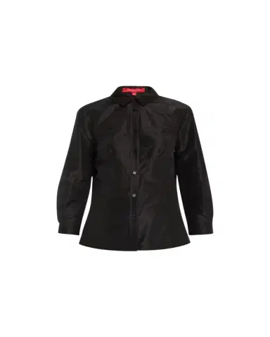 Carolina Herrera Taffeta Button-Front Shirt | Thumbnail 1