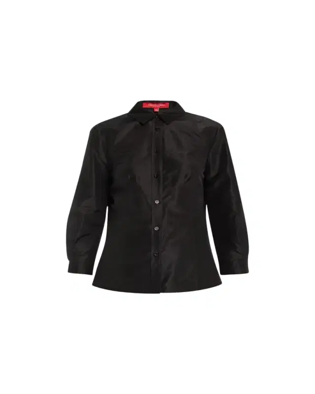 Carolina Herrera Taffeta Button-Front Shirt