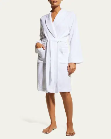 Hanro Plush Short Robe | Thumbnail 2
