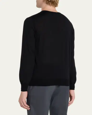 Bergdorf Goodman Crewneck Cashmere Sweater | Thumbnail 3