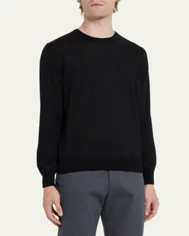 Bergdorf Goodman Crewneck Cashmere Sweater | Thumbnail 4