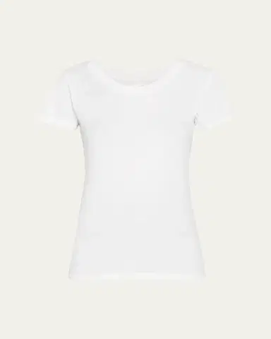 L'Agence Cory Scoop-Neck Tee | Thumbnail 1