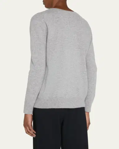 Vince Weekend V-Neck Cashmere Pullover Sweater | Thumbnail 3