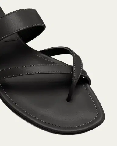 Manolo Blahnik Susa Flat Leather Sandals | Thumbnail 5
