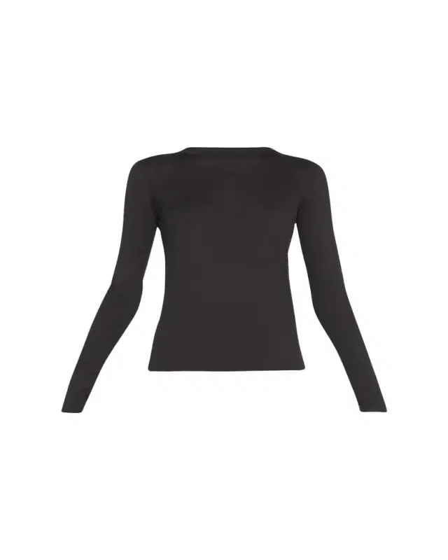 Vince Essential Long-Sleeve Crewneck Tee
