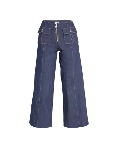 Cinq à Sept Azure Wide-Leg Stitched Pants | Thumbnail 1