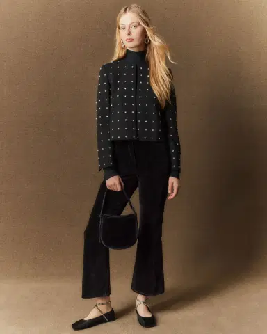Akris punto Turtleneck Long-Sleeve Modal-Stretch Top | Thumbnail 5